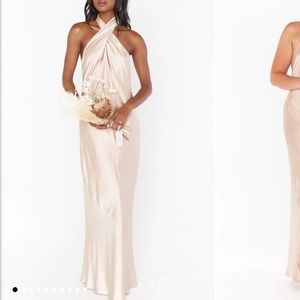 Show me your mumu jasmine halter dress